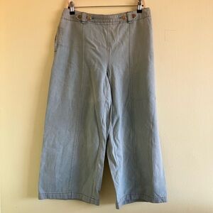 Vintage Mayle Wide-Leg Cropped Sailor Pants, sz 8